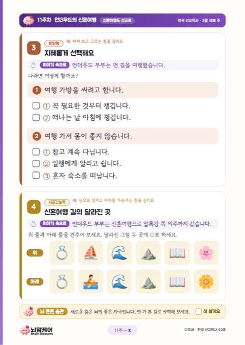 11주차 판단력과 시공간능력 활동